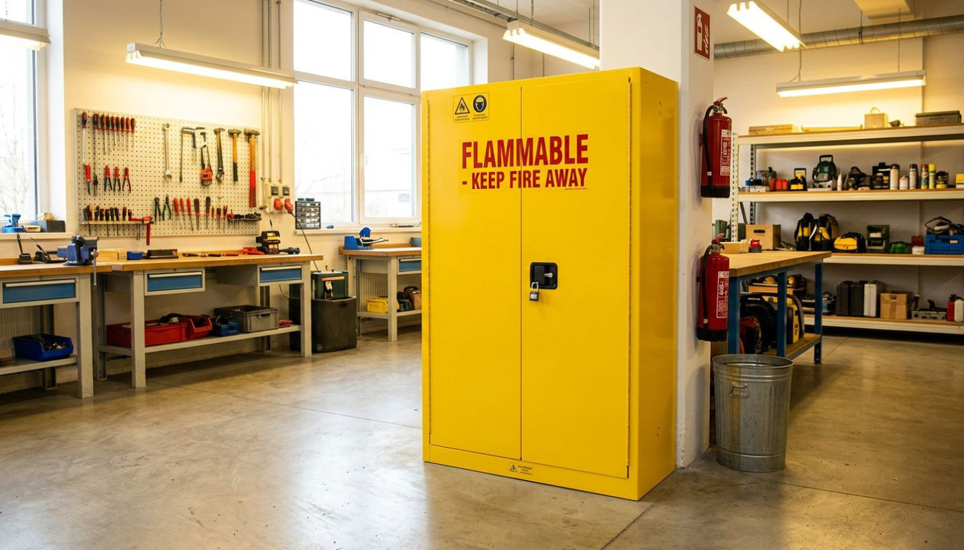 Comment choisir et utiliser une armoire inflammable pour sécuriser votre atelier
